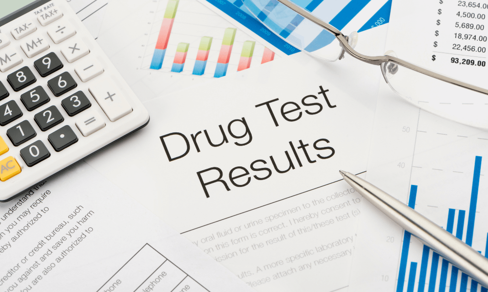 Drug test results 