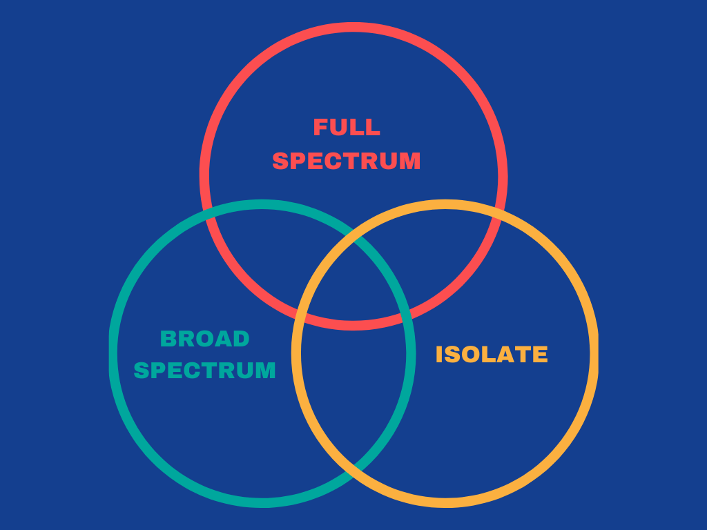 3 types of CBD 